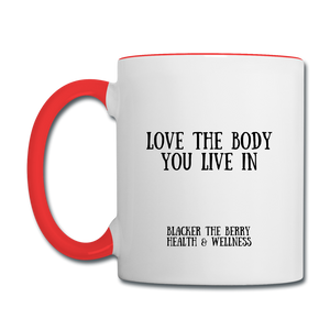 Berry Queen Coffee Mug - white/red