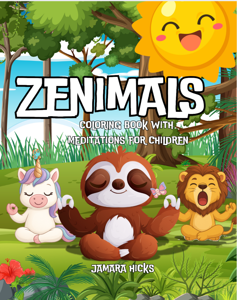 ZENIMALS Mindful Coloring Book Series for Kids – 3-Book Affirmation Bundle for Confidence, Calm & Creativity