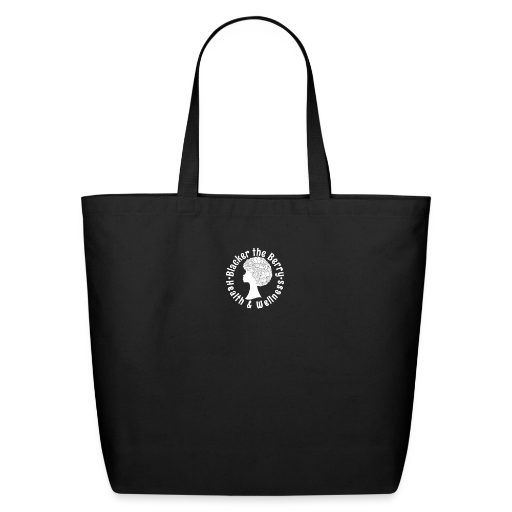 HEAL-ING not HEAL-ED Eco-Friendly Cotton Tote - black