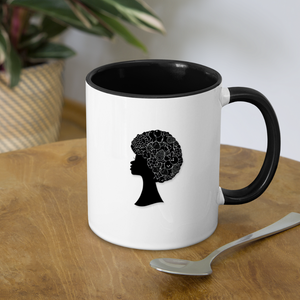 Berry Queen Coffee Mug - white/black